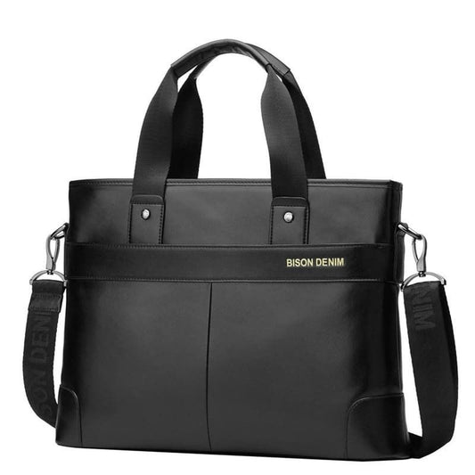 Bolsa Carteiro Bison Denim Max em Couro Legítimo