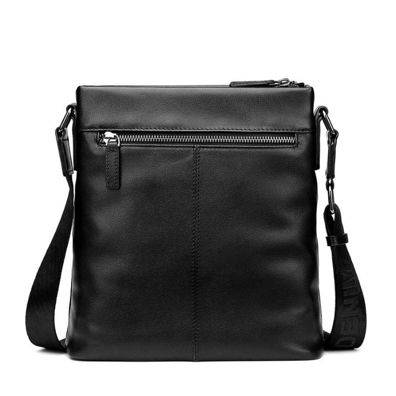 Bolsa Bison Denim Tiracolo Lake em Couro Legítimo Costas