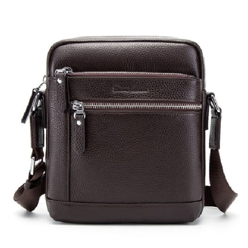 Bolsa Masculina Bison Denim Transversal Pocket em Couro Legítimo