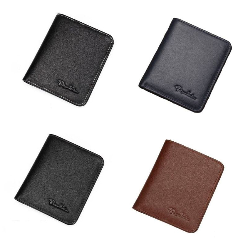 Carteiras Bison Denim masculinas disponíveis em diferentes cores de couro