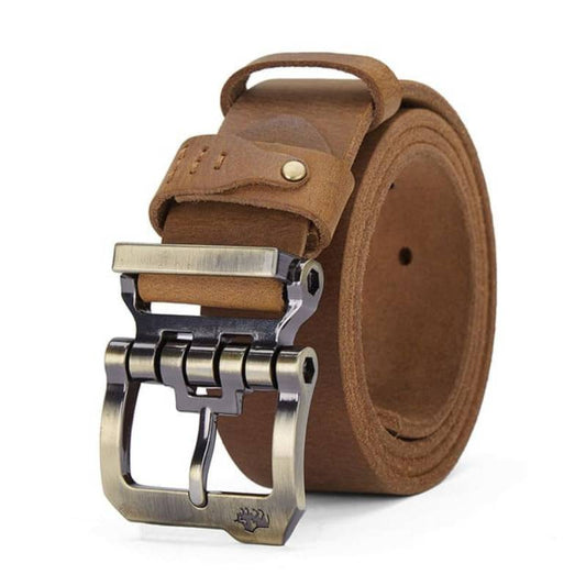 Cinto Masculino Bison Denim Cowboy em Couro Legítimo
