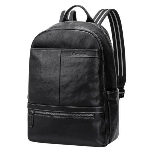 Mochila Bison Denim Etos para Notebook em Couro Legítimo