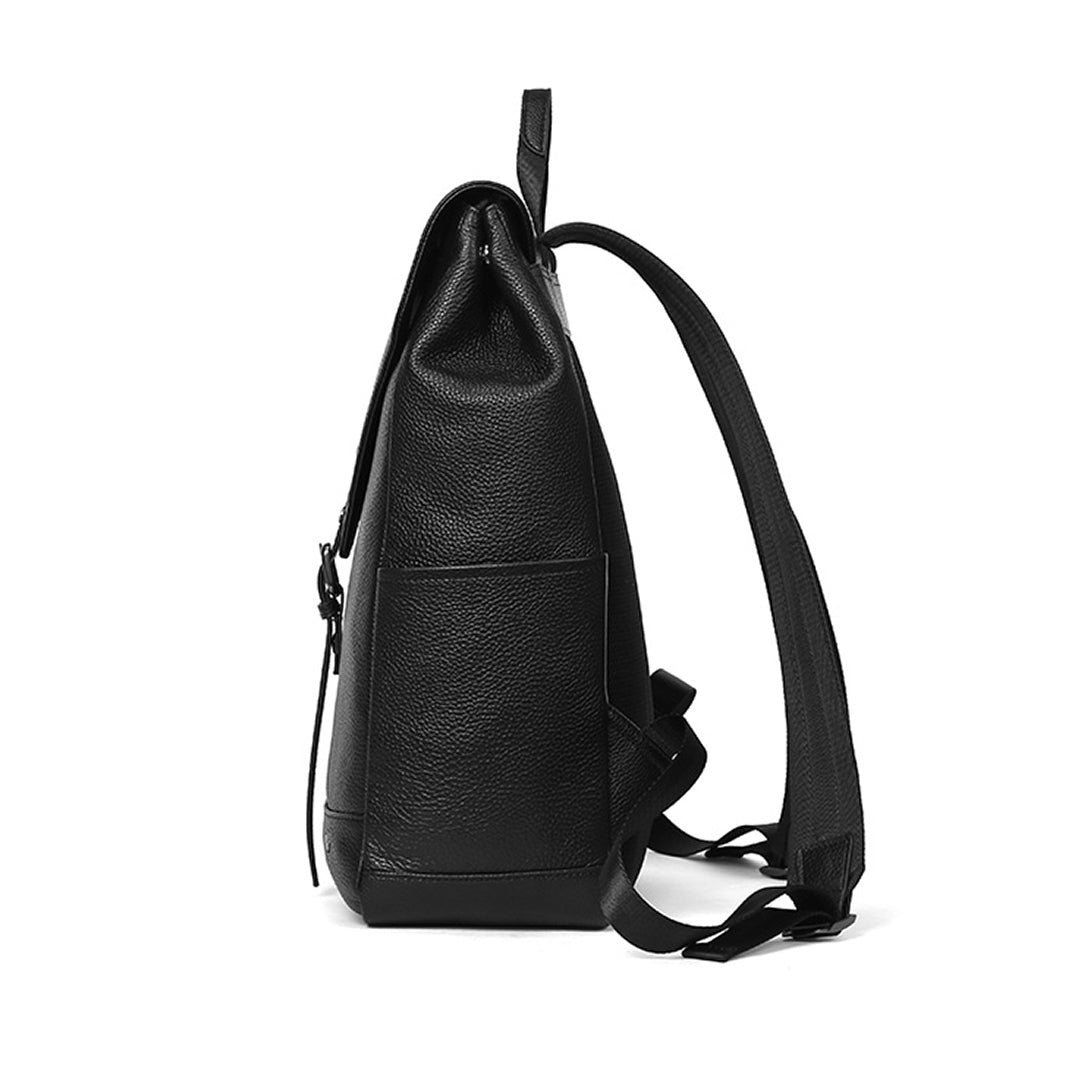 Mochila Executiva Masculina Couro Bison Denim Modelo Brighton